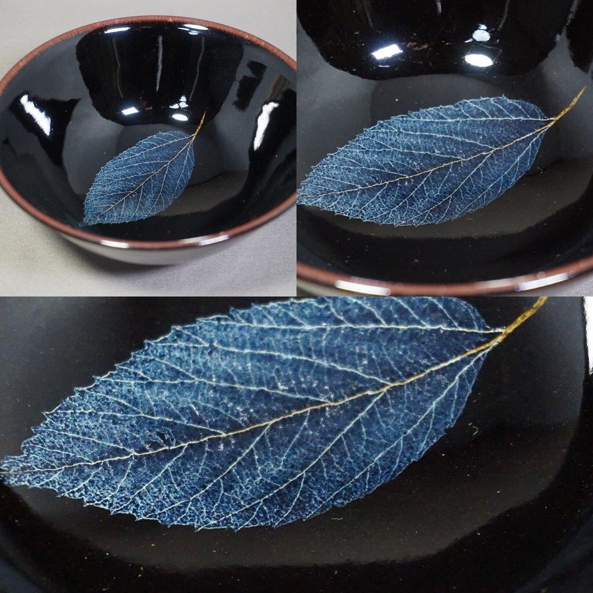 国海外中国陶器 木の葉天目茶碗 （木ノ葉天目） - 工芸品